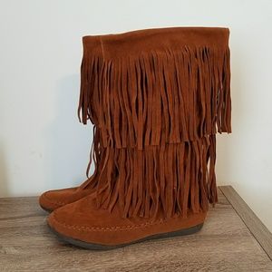 Brown Moccasin Boots